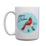 Indiana Cardinal Christmas Mug