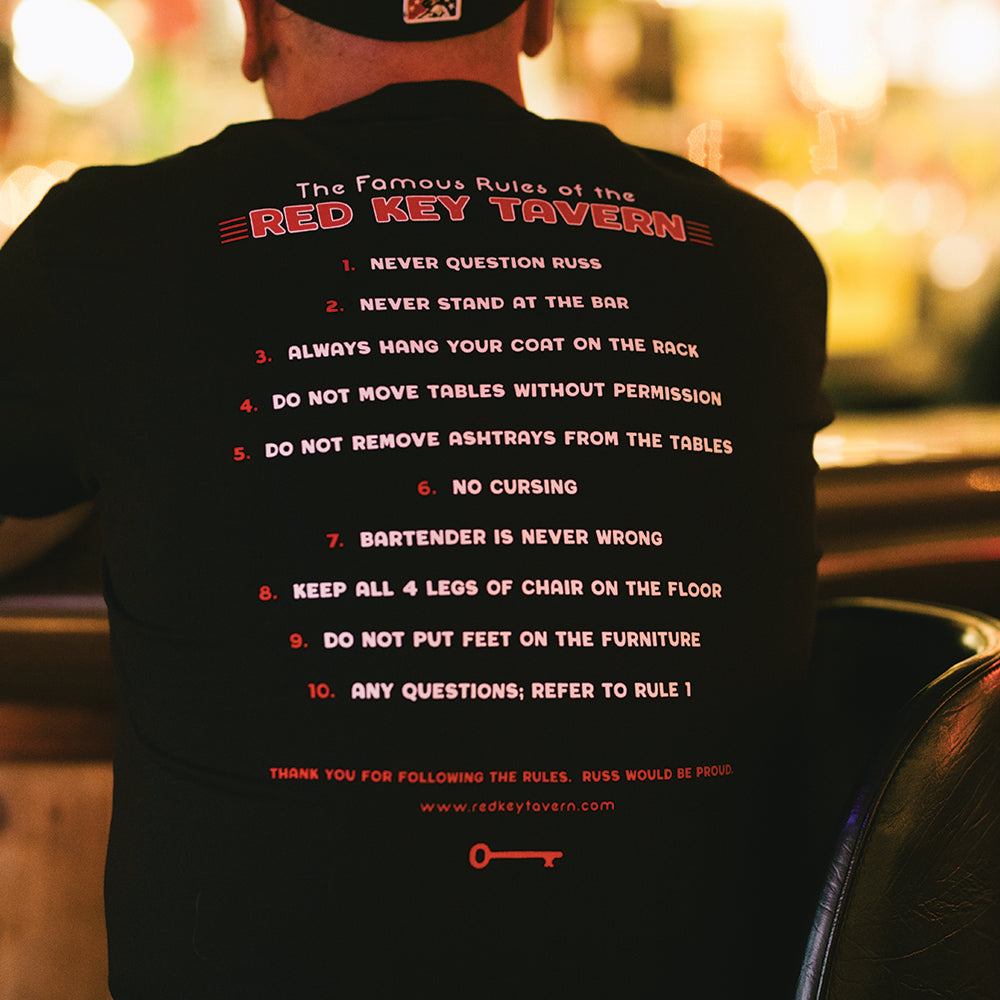 Red Key Rules Tee - United State of Indiana