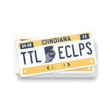 Total Eclipse License Plate Sticker