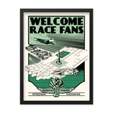 Welcome Race Fans Poster
