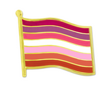Lesbian Flag Enamel Pin