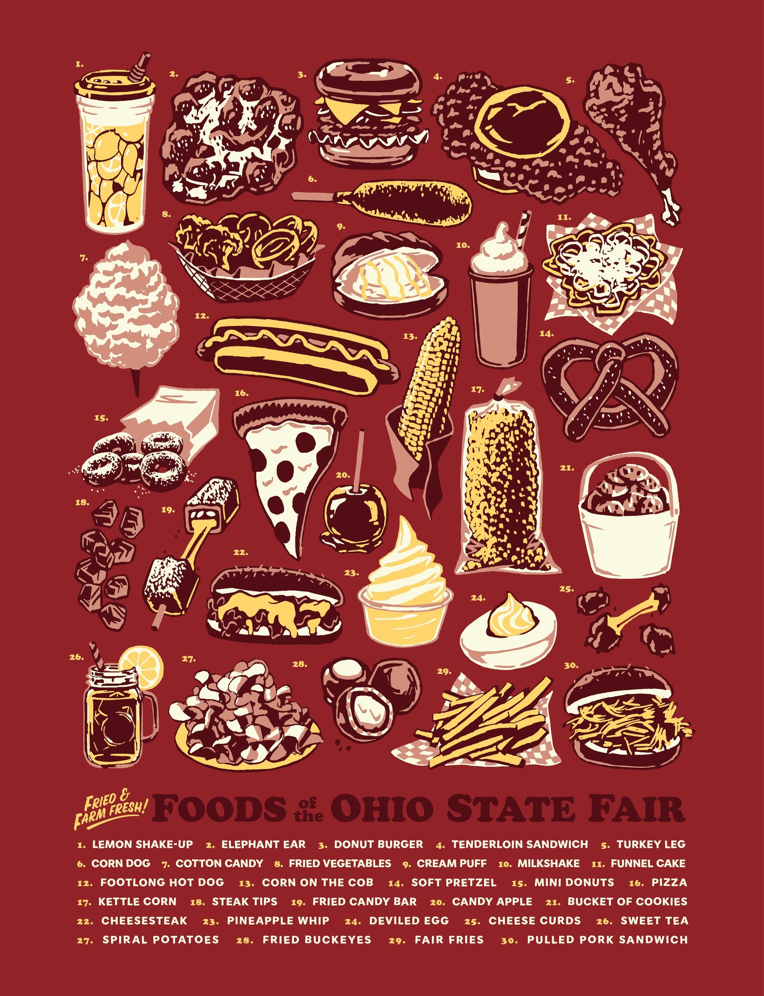 Foods of the Ohio State Fair Design Collection