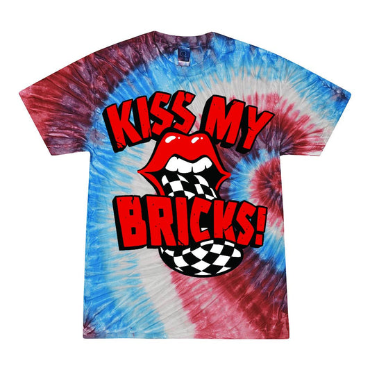 Kiss My Bricks Tie Dye Tee