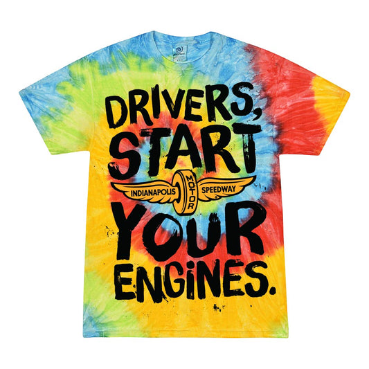 Start Your Engines Tie Dye Tee