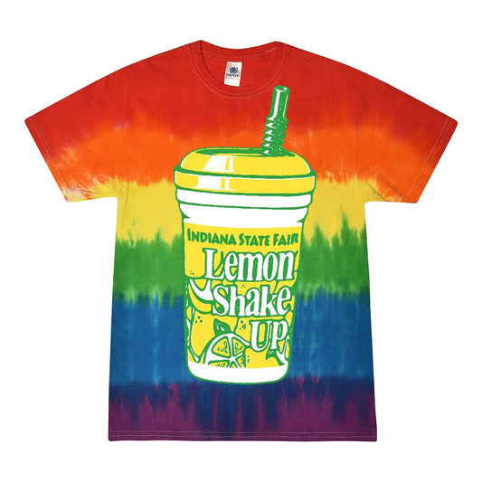 Lemon Shake Up Cup Tie Dye Tee