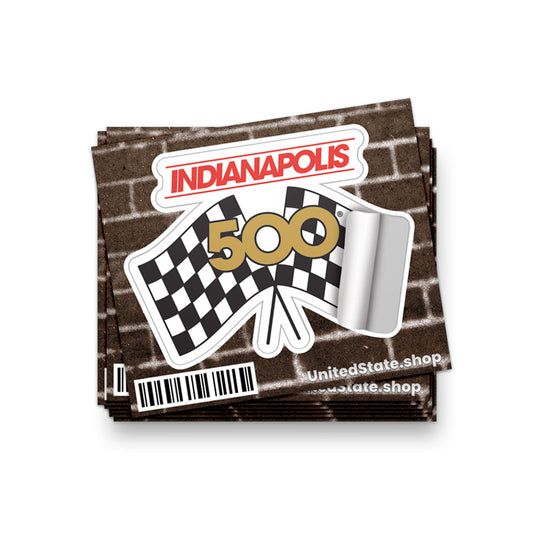 1984 Checkered Flag Sticker