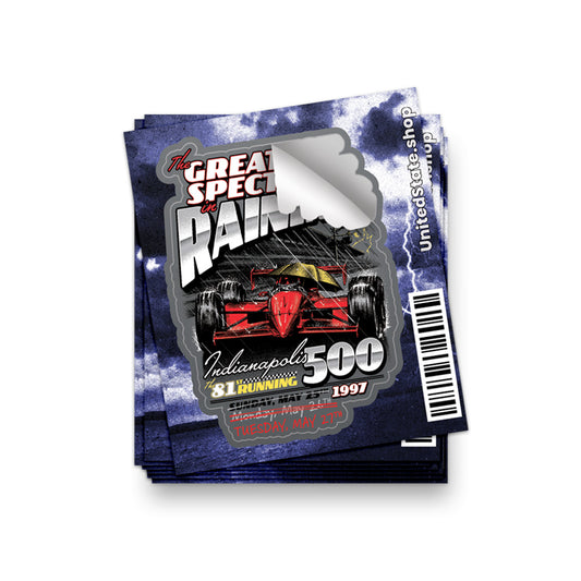 Greatest Spectacle in Raining Sticker