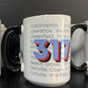 317 Area Code Mug