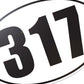 317 Oval Sticker