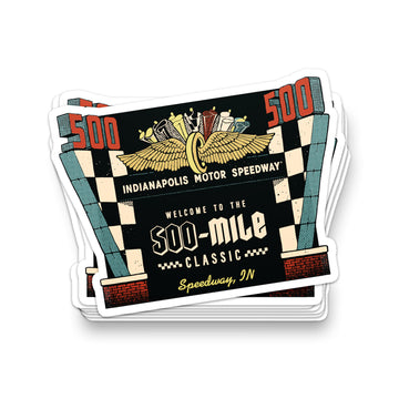 500® Mile Classic Sticker