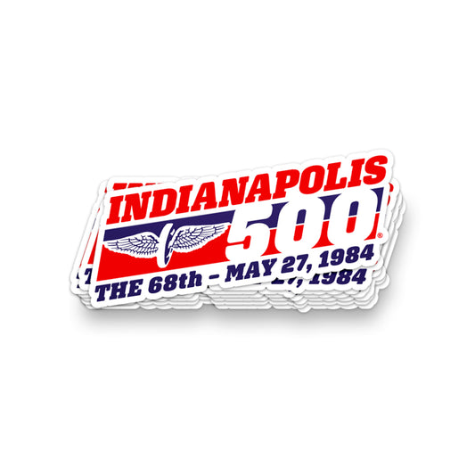Indy 500 68th Running Sticker