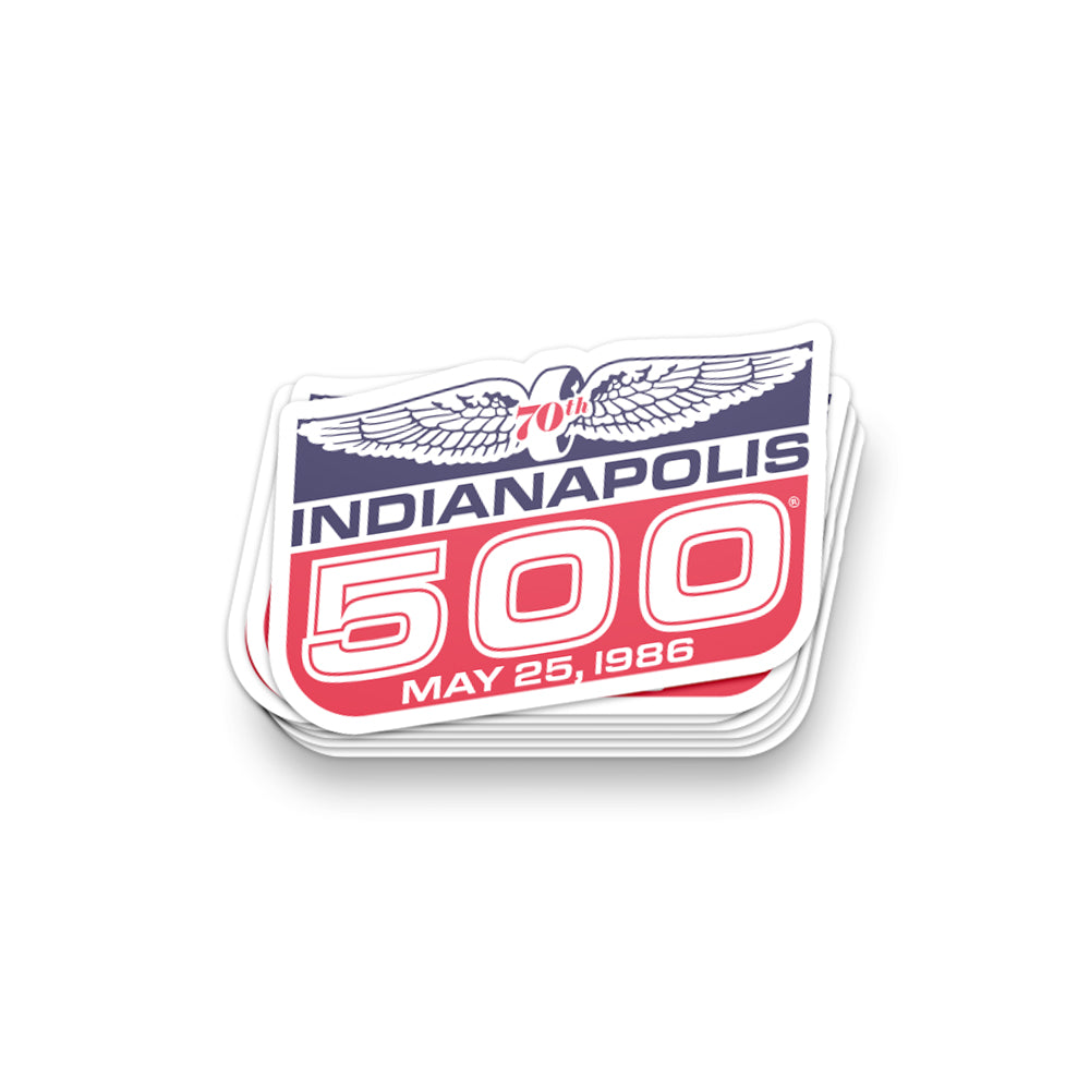 Indy 500 70th Running Design Collection