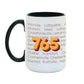 765 Area Code Mug