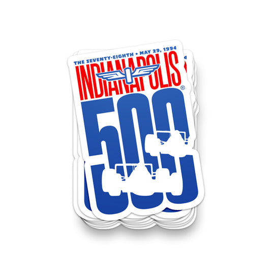 Indy 500 78th Running Sticker