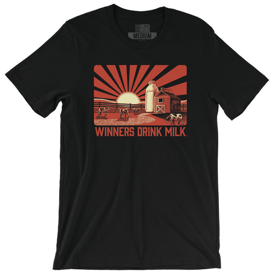 Dairy Farm Winners Drink Milk Tee