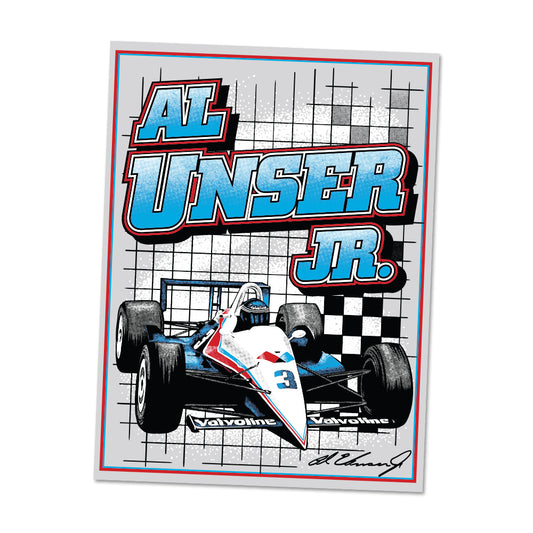 Al Unser Jr. Sticker ***CLEARANCE***