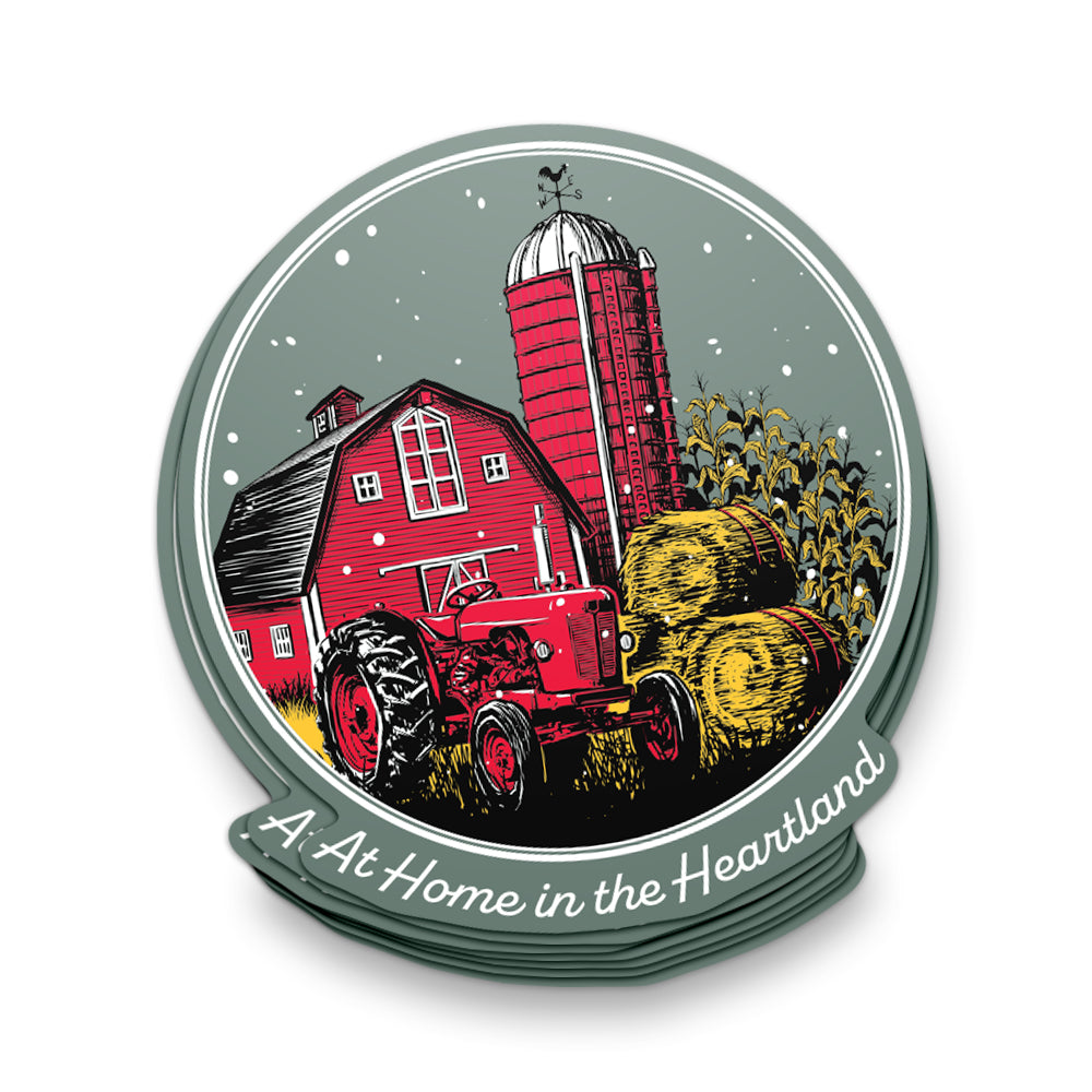 Hoosier Holiday Stickers