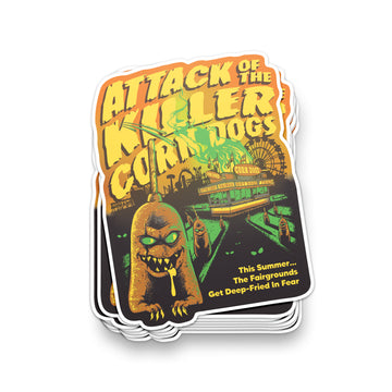 Attack of the Killer Corndogs Sticker