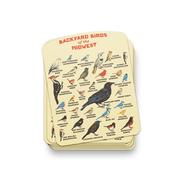 Backyard Birds of the Midwest Sticker