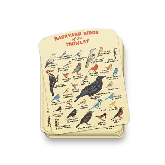 Backyard Birds of the Midwest Sticker