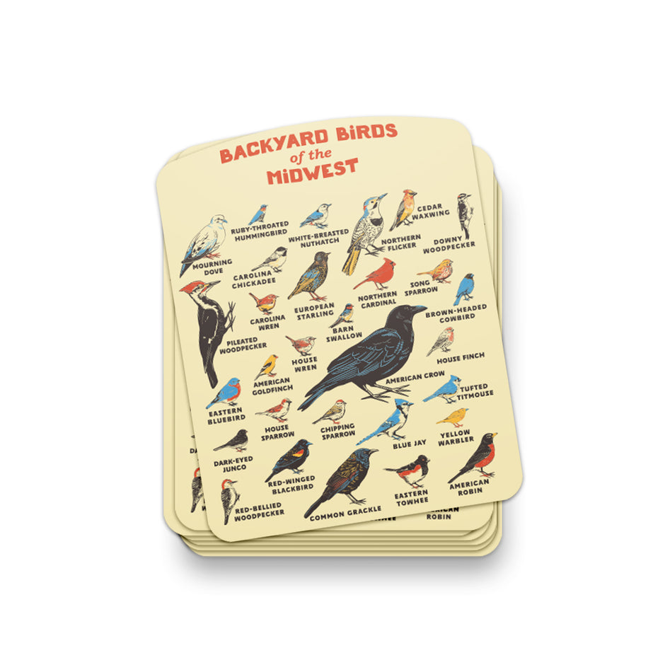 Backyard Critters of the Midwest Sticker – United State of Indiana