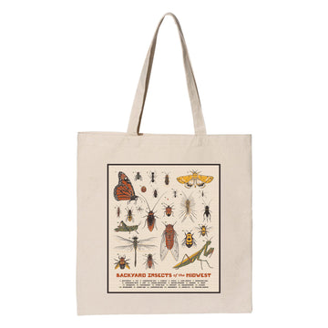 Backyard Insects of the Midwest Tote Bag