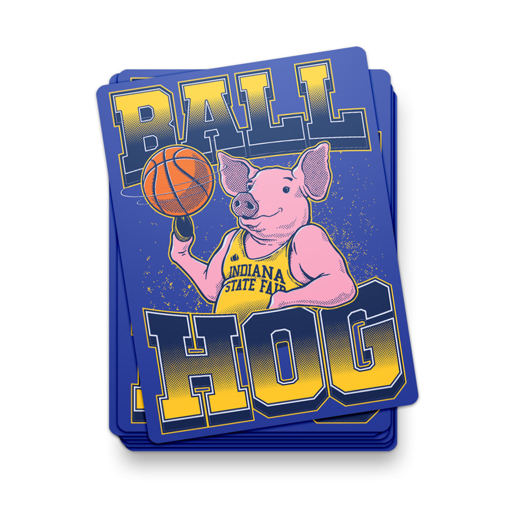 Ball Hog Sticker