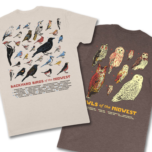 Midwest Birds + Owls Tee Bundle