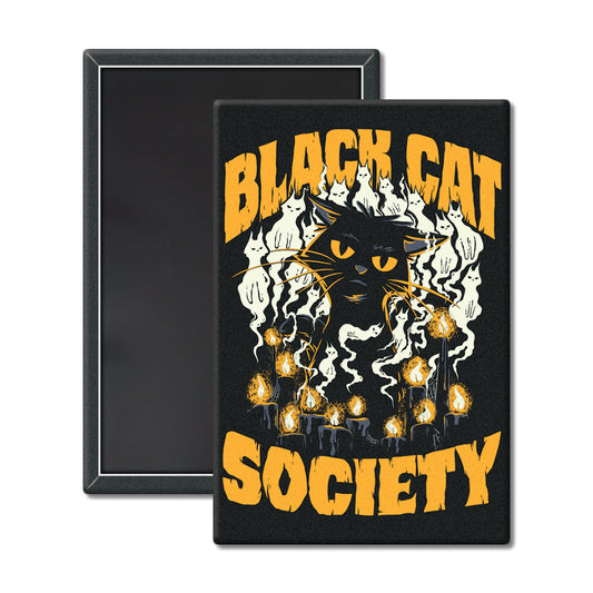 Black Cat Society Magnet