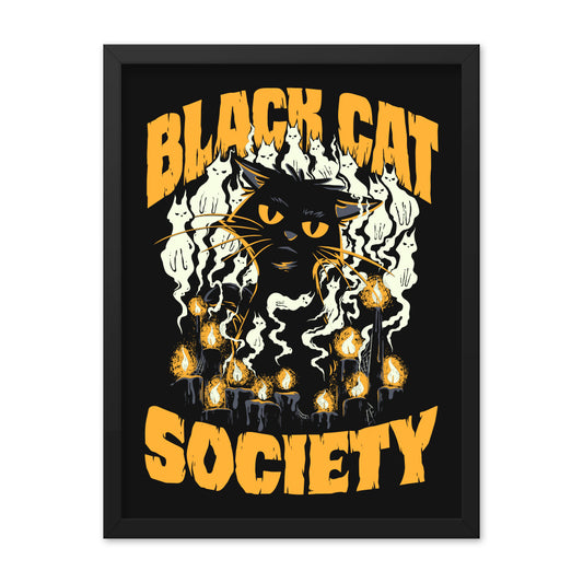 Black Cat Society Poster