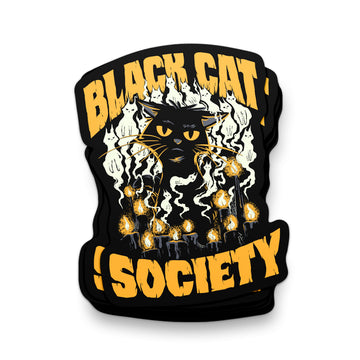 Black Cat Society Sticker