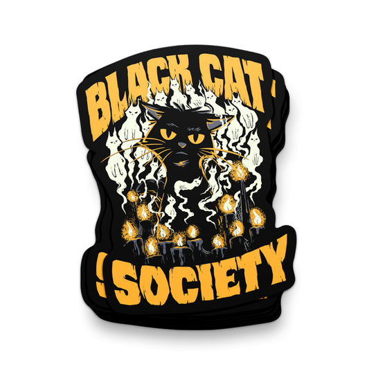 Black Cat Society Sticker