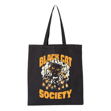 Black Cat Society Tote Bag