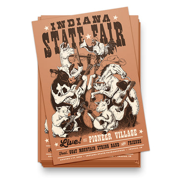 Bluegrass Band Postcard