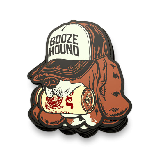 Booze Hound Sticker