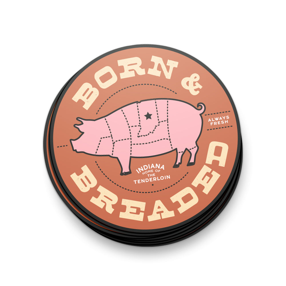 Born and Breaded Sticker