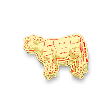 Butter Cow Sticker