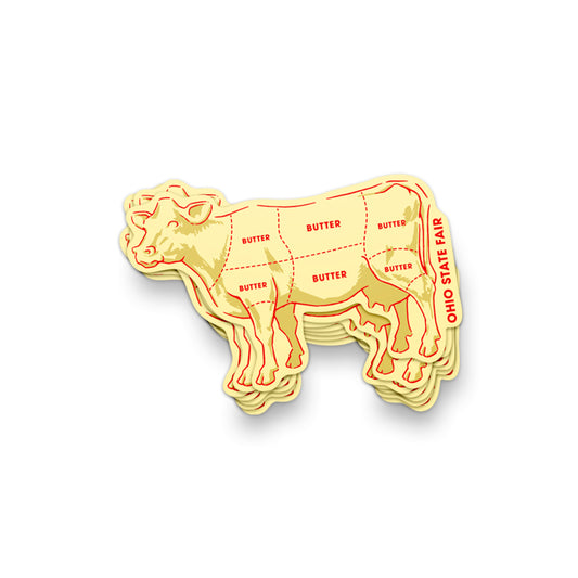 Butter Cow Sticker