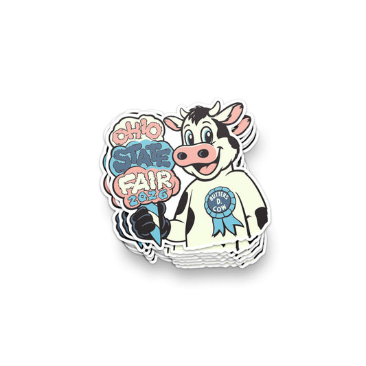 Butters D. Cow Sticker