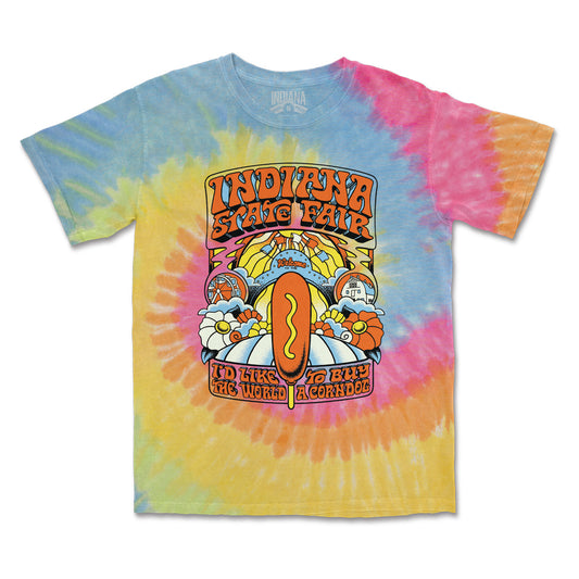 Buy the World a Corndog Tie Dye Tee