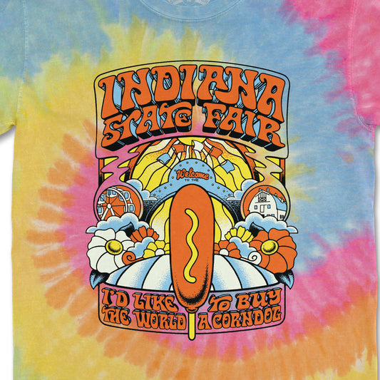 Buy the World a Corndog Tie Dye Tee