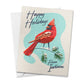 Indiana Cardinal Holiday Card