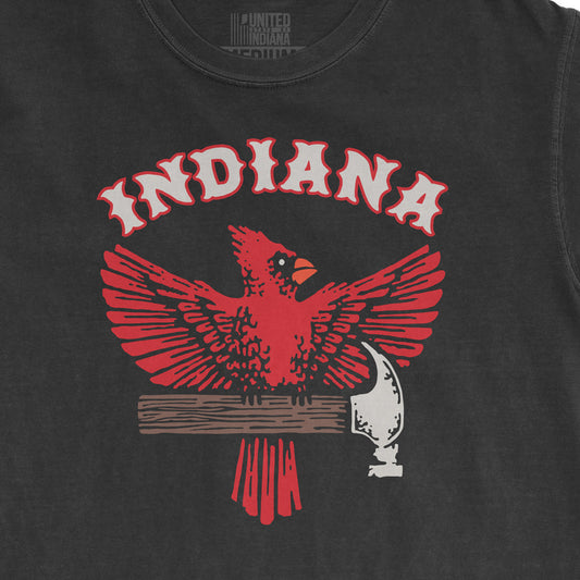 Cardinal and Hammer Tee