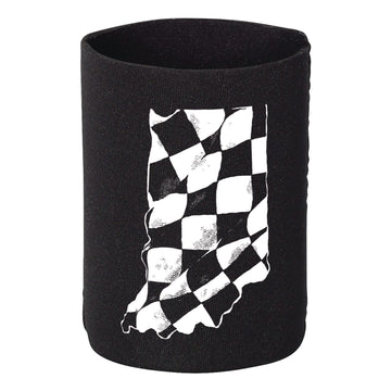 Checkered Indiana Coozie