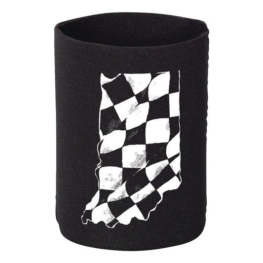 Checkered Indiana Coozie