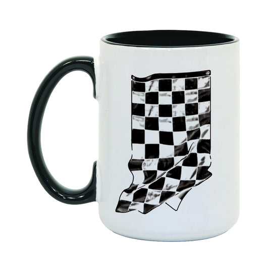Checkered Indiana Mug