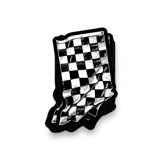 Checkered Indiana Sticker