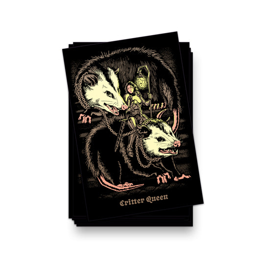 Critter Queen Sticker