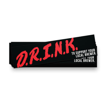 D.R.I.N.K. Sticker