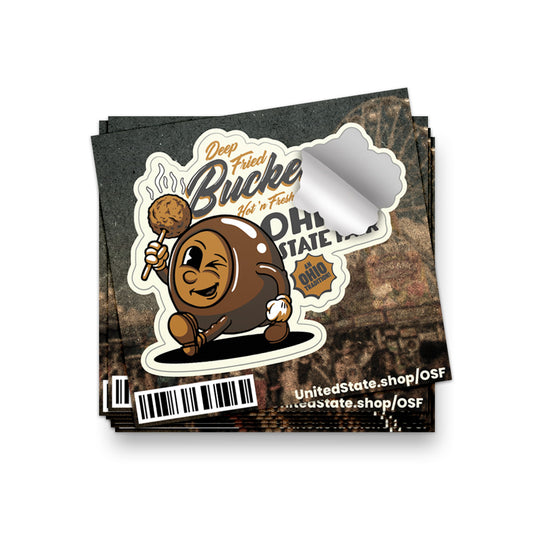 Deep Fried Buckeye Sticker